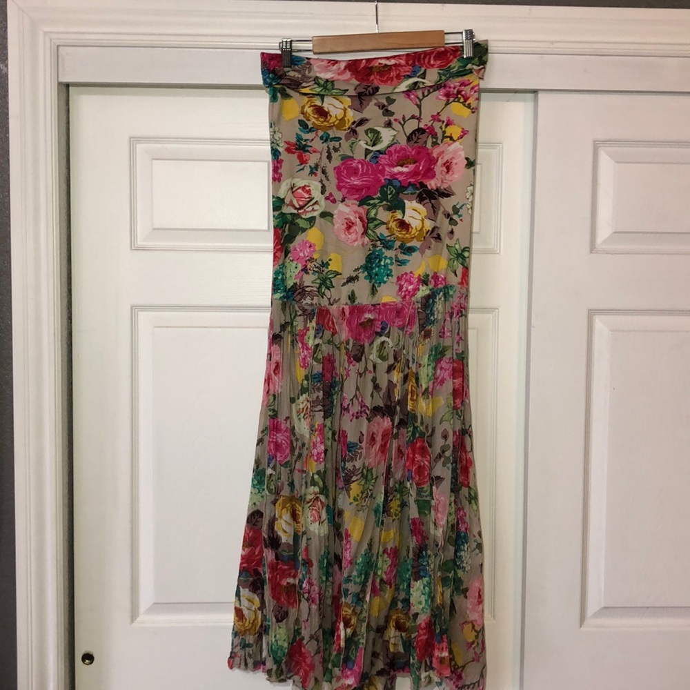 Floral Long Skirt